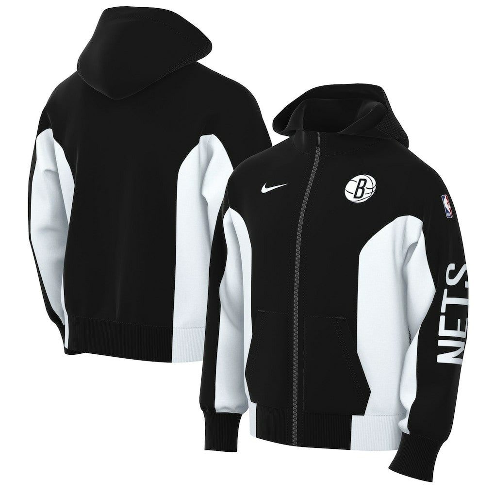Brooklyn Nets 2023/24 Authentic Showtime Full-Zip Hoodie - Black | Nike online