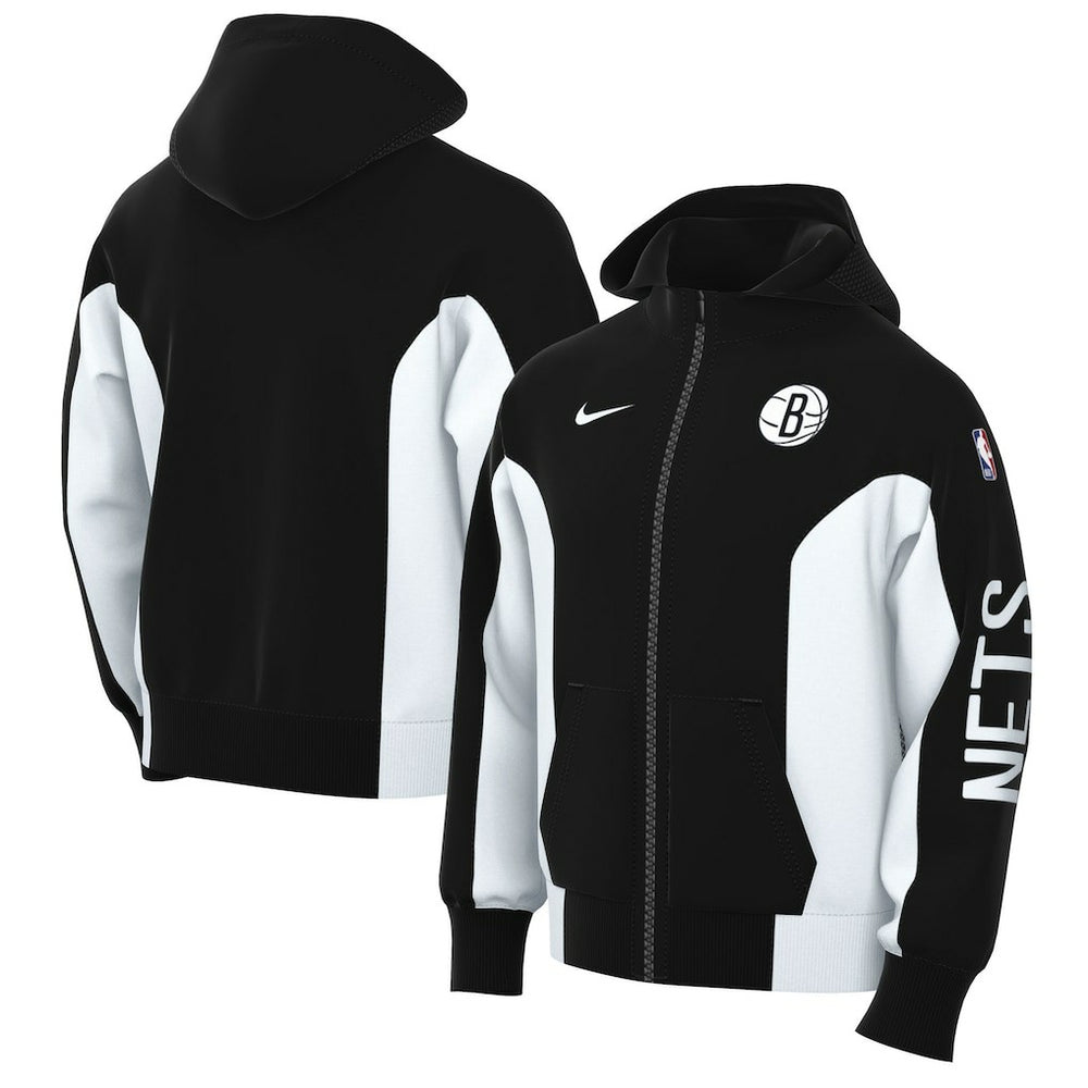 Brooklyn Nets 2023/24 Authentic Showtime Full-Zip Hoodie - Black | Nike online