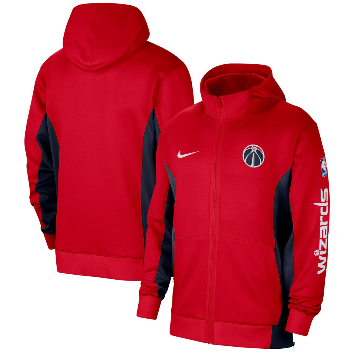 Washington Wizards 2023/24 Authentic Showtime Full-Zip Hoodie - Red | Nike for sale