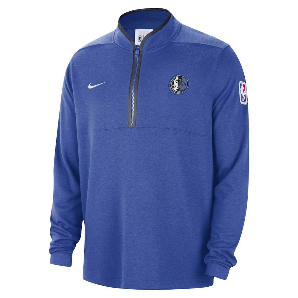 Dallas Mavericks Authentic Performance Half-Zip Jacket sale - Blue | Nike discount