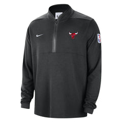 Chicago Bulls Authentic Performance Half-Zip Jacket - Black | Nike sale