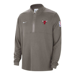 Chicago Bulls Authentic Performance Half-Zip Jacket - Olive | Nike cheap
