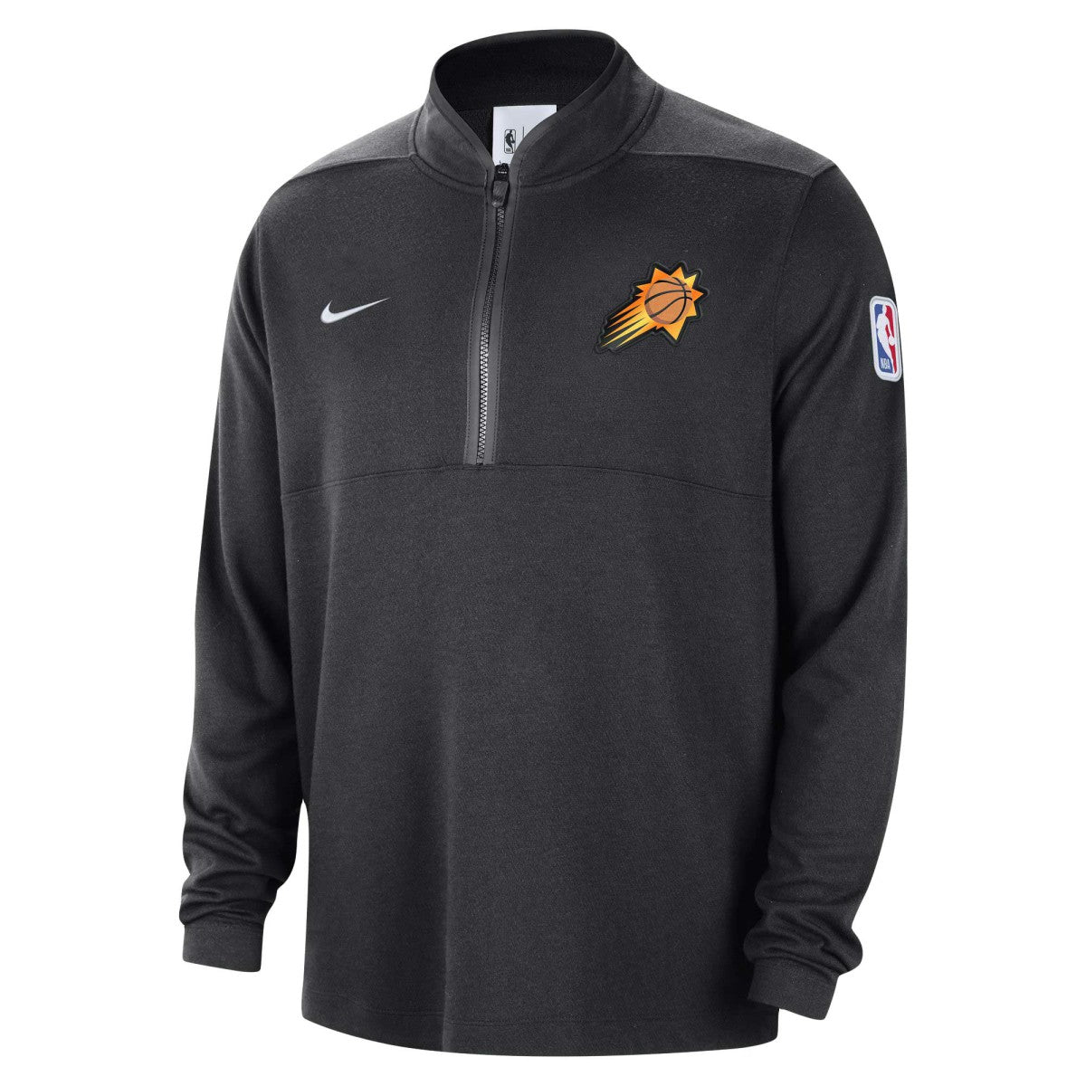 Phoenix Suns Authentic Performance Half-Zip Jacket - Black | Nike discount