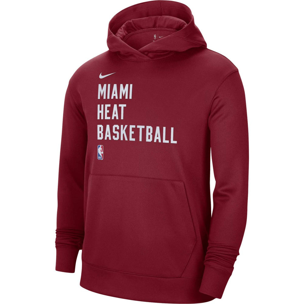 Miami Heat Unisex 2023/24 Performance Spotlight On-Court Practice Pullover Hoodie - Red | Nike online