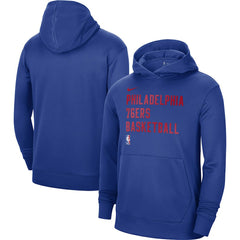 Philadelphia 76ers Unisex 2023/24 Performance Spotlight On-Court Practice Pullover Hoodie - Royal | Nike shop