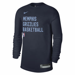 Memphis Grizzlies Unisex 2023/24 Legend On-Court Practice Long Sleeve T-Shirt - Navy | Nike discount