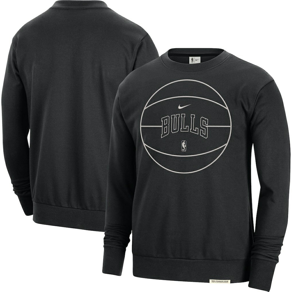Chicago Bulls 2023/24 Authentic Standard Issue Travel Performance Pullover Sweatshirt - Black | Nike discount
