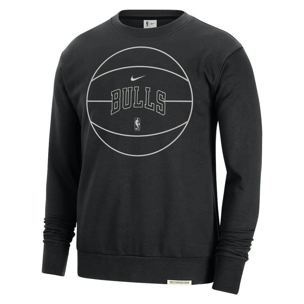 Chicago Bulls 2023/24 Authentic Standard Issue Travel Performance Pullover Sweatshirt - Black | Nike discount