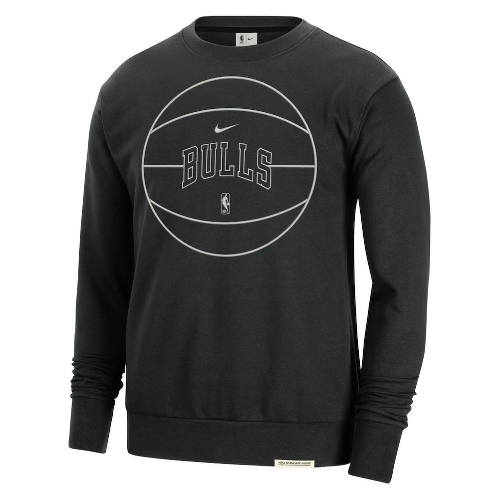Chicago Bulls 2023/24 Authentic Standard Issue Travel Performance Pullover Sweatshirt - Black | Nike discount