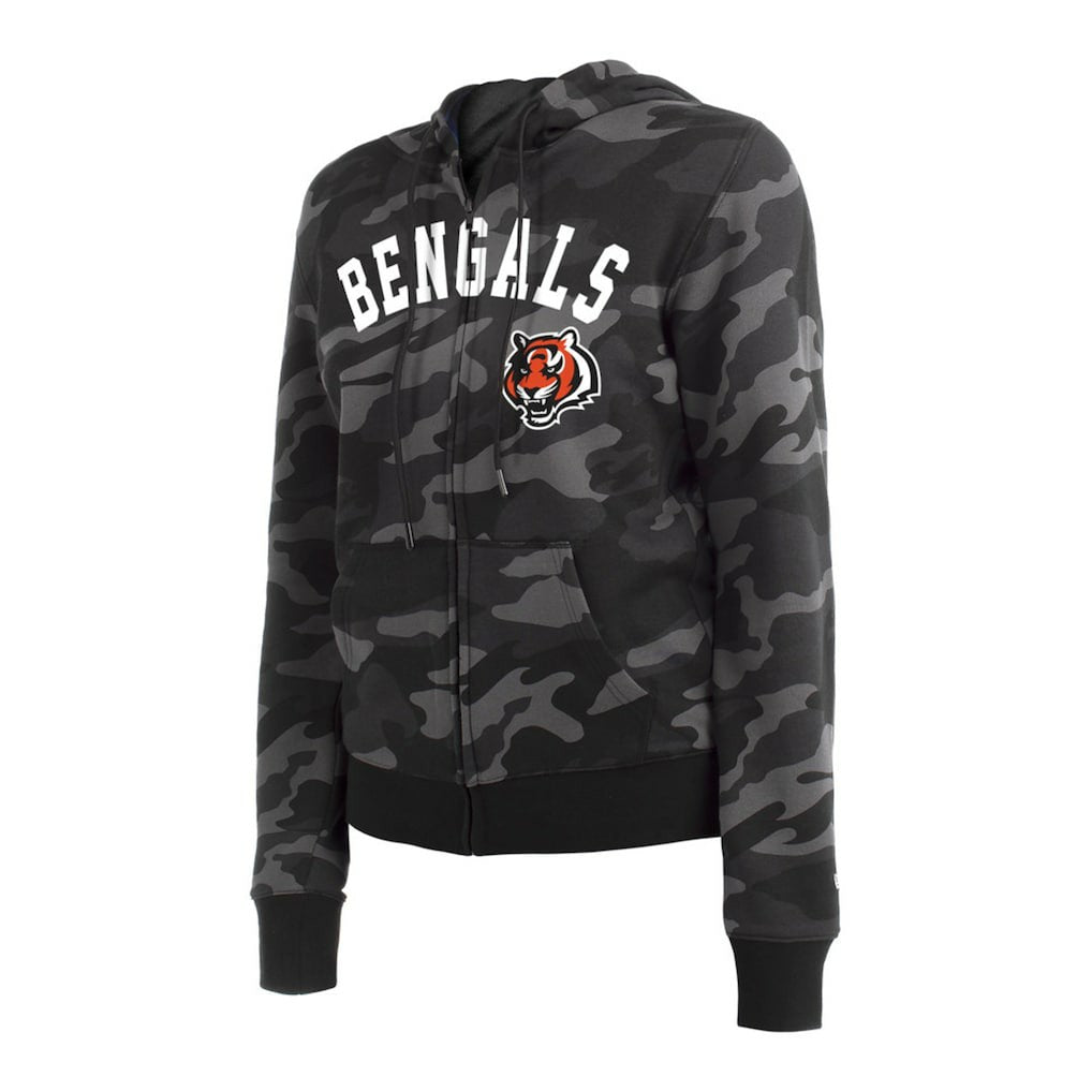 NFL Cincinnati Bengals Women's Camo Full-Zip Hoodie