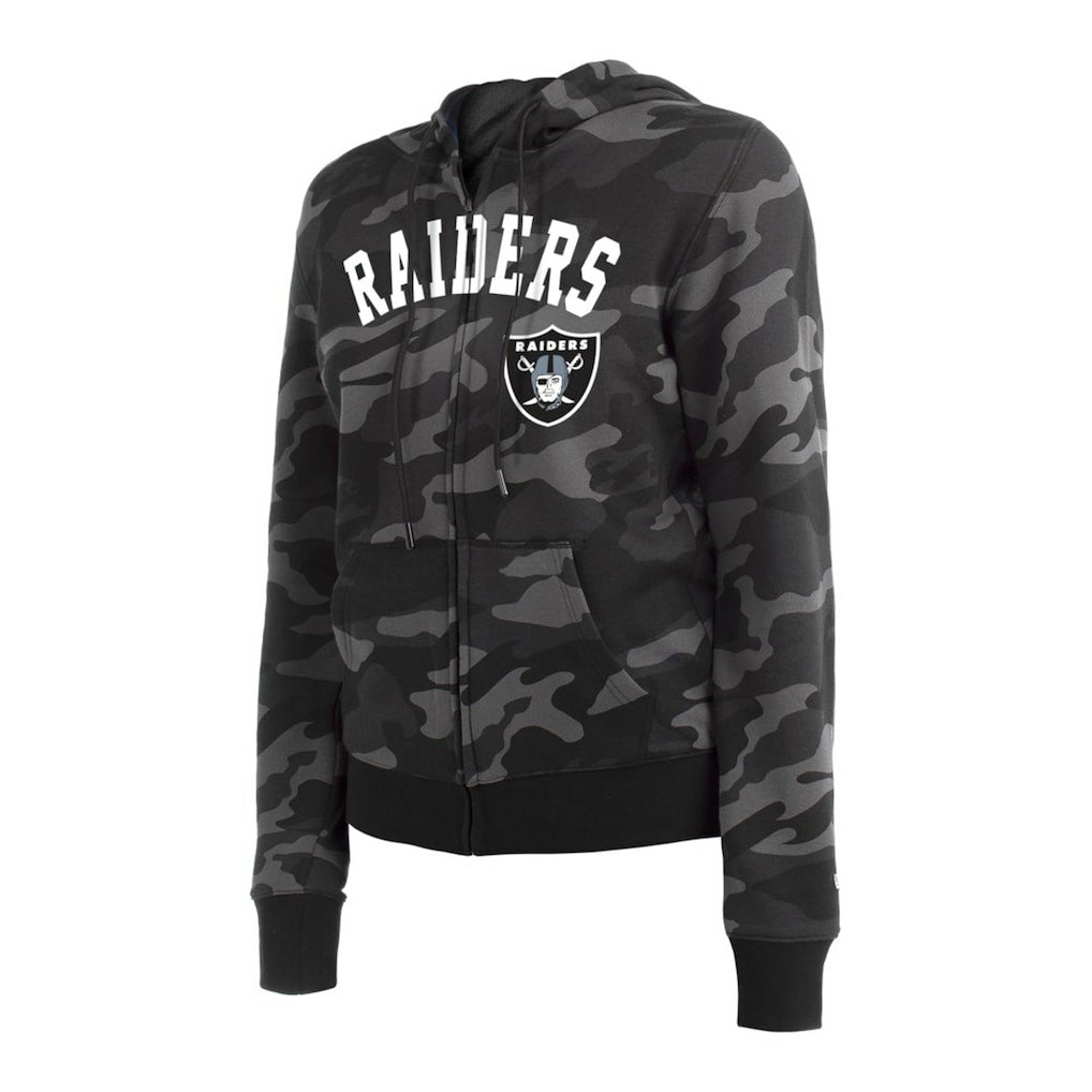 NFL Las Vegas Raiders Women's Camo Full-Zip Hoodie