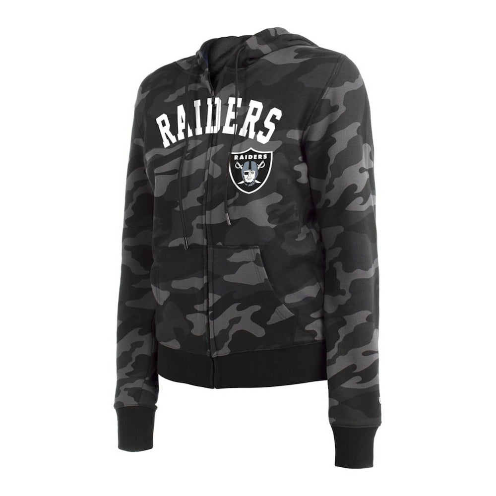 NFL Las Vegas Raiders Women's Camo Full-Zip Hoodie