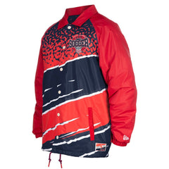 USMNT 5th & Ocean by New Era Throwback Coaches Raglan Full-Snap Jacket / Soccer New