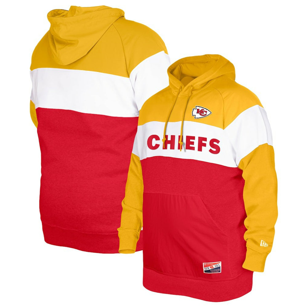 NFL Kansas City Chiefs Big & Tall Current Colorblock Pullover Hoodie