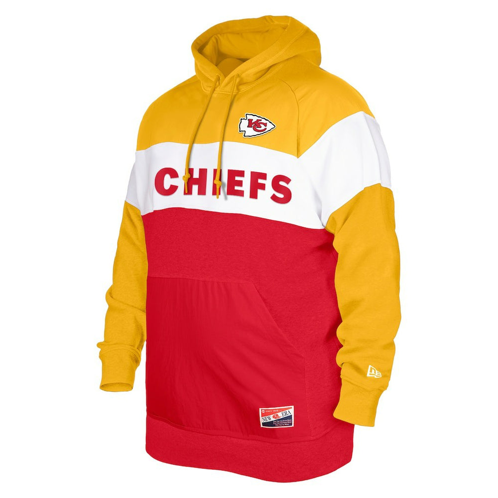 NFL Kansas City Chiefs Big & Tall Current Colorblock Pullover Hoodie