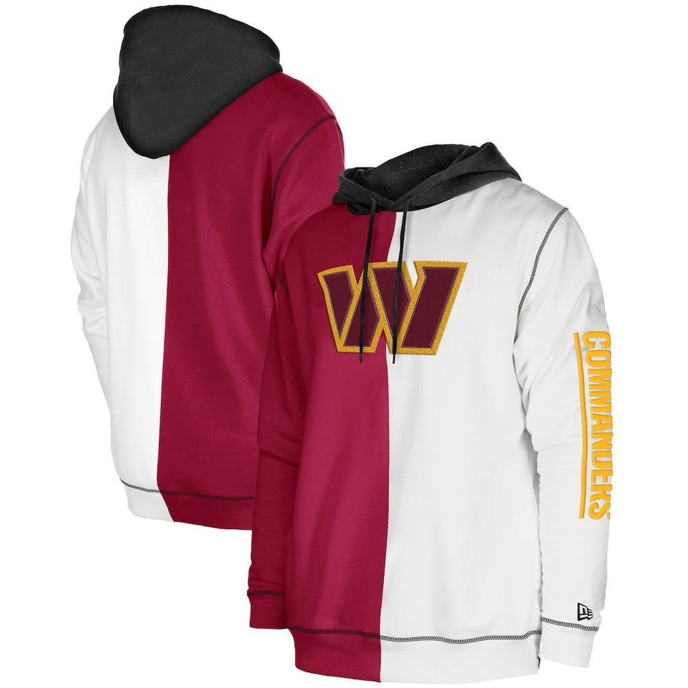 NFL Washington Commanders Third Down Split Raglan Pullover Hoodie