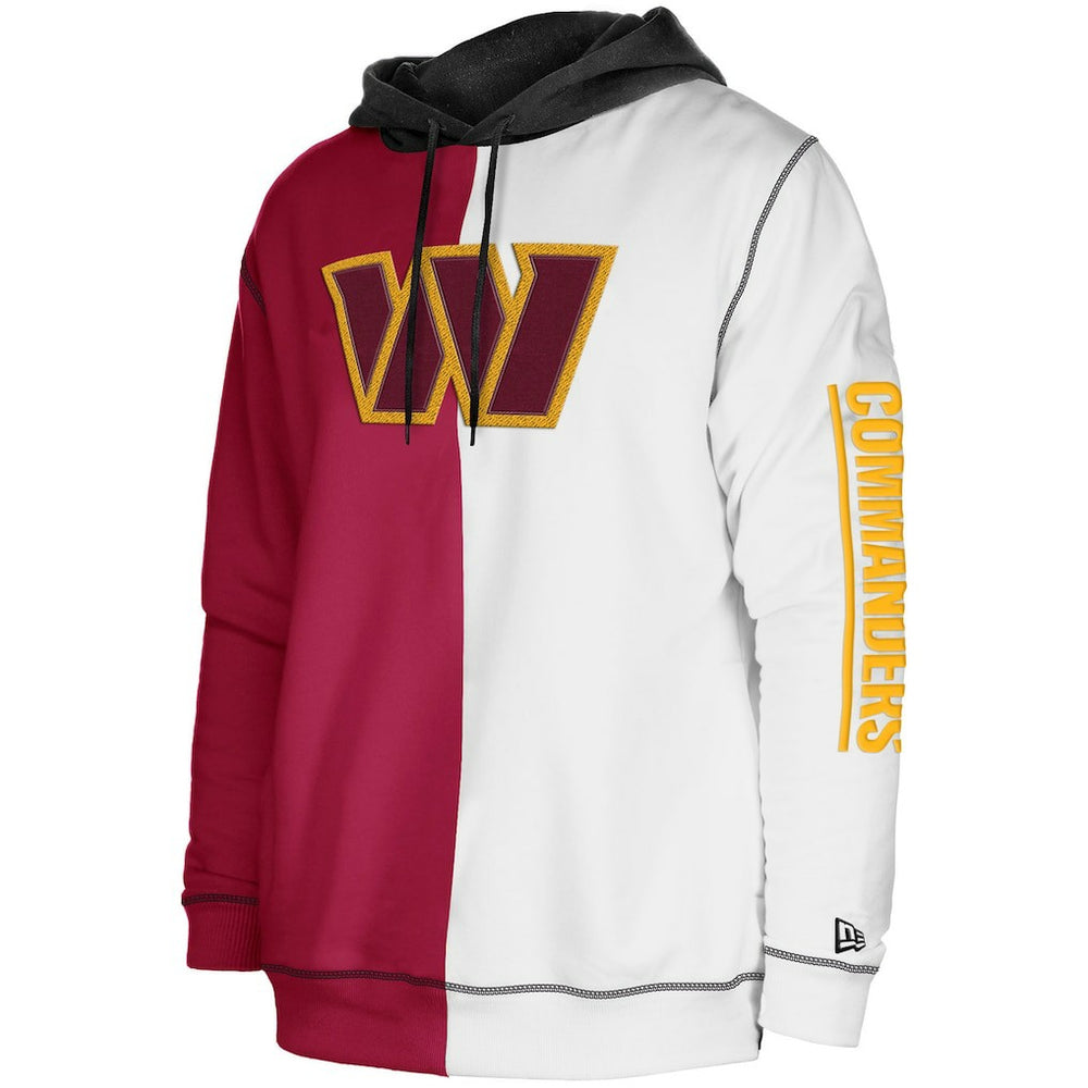 NFL Washington Commanders Third Down Split Raglan Pullover Hoodie