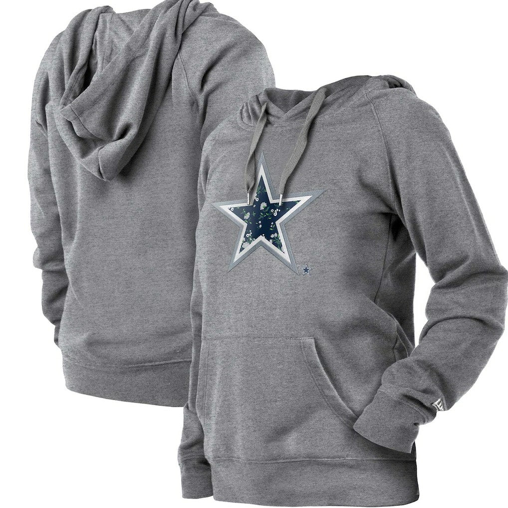 NFL Dallas Cowboys Women's Floral Raglan Pullover Hoodie