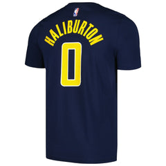 Tyrese Haliburton Indiana Pacers Icon 2022/23 Name & Number T-Shirt - Navy | Nike discount