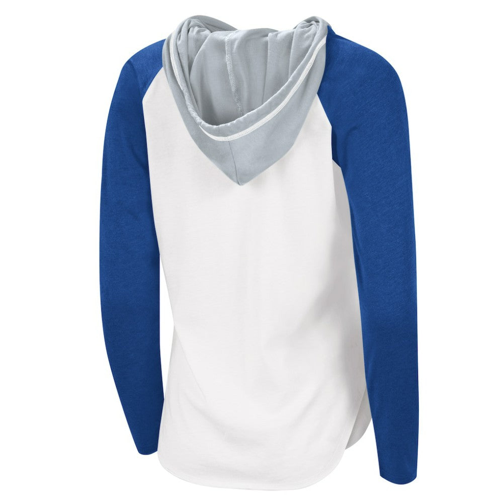 Tampa Bay Lightning G-III 4Her by Carl Banks Women's MVP Raglan Lightweight Hooded T-Shirt