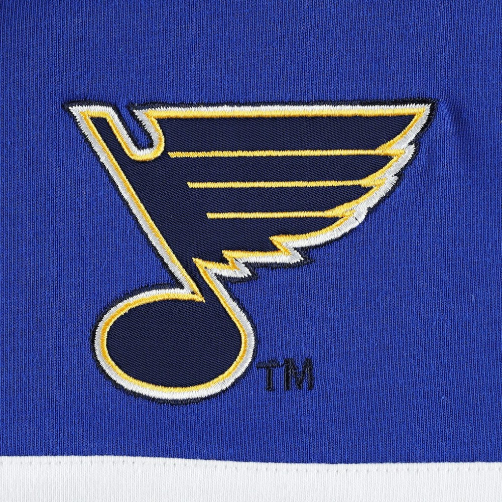 St. Louis Blues Tommy Hilfiger Walter Lace-Up Long Sleeve Top