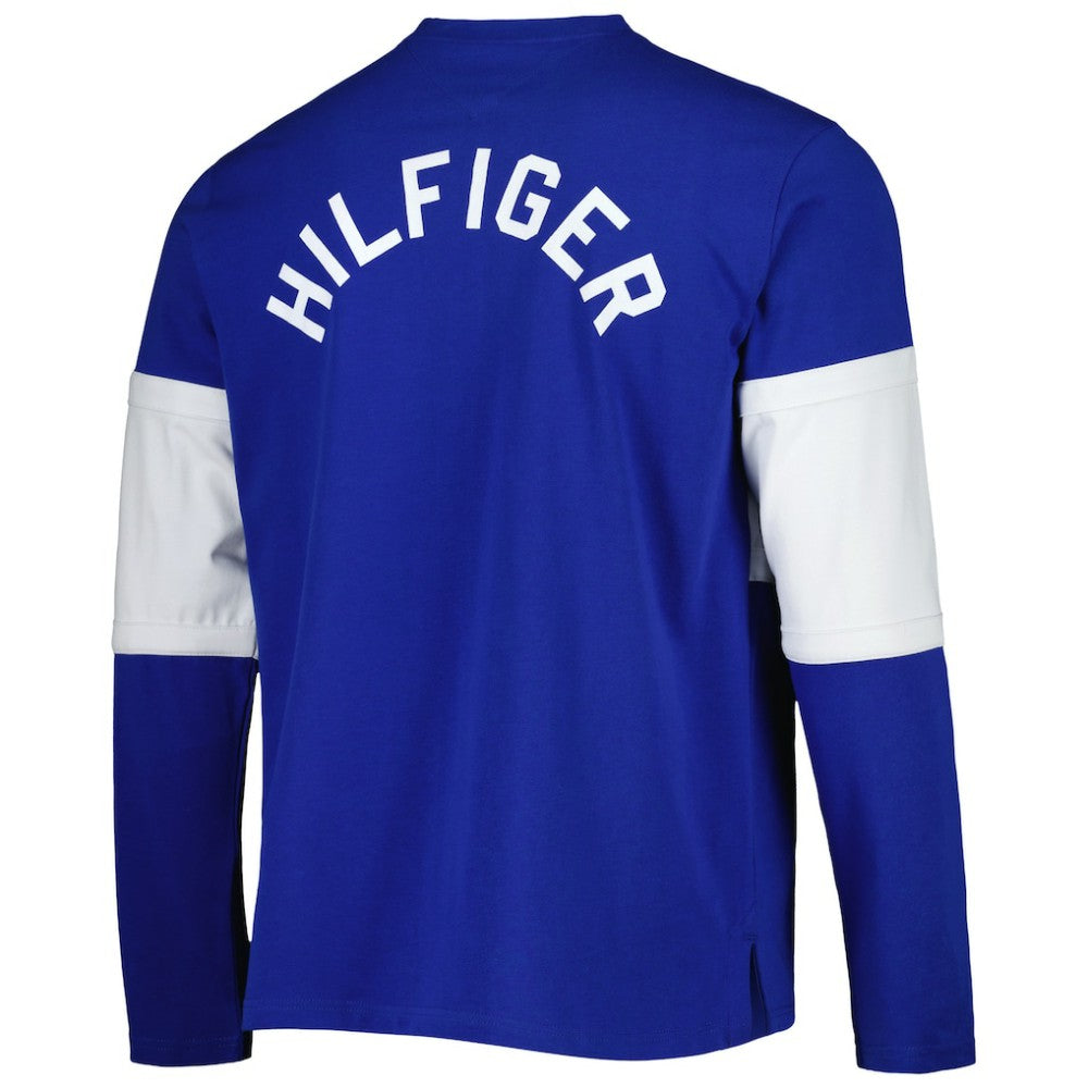 Tampa Bay Lightning Tommy Hilfiger Walter Lace-Up Long Sleeve Top