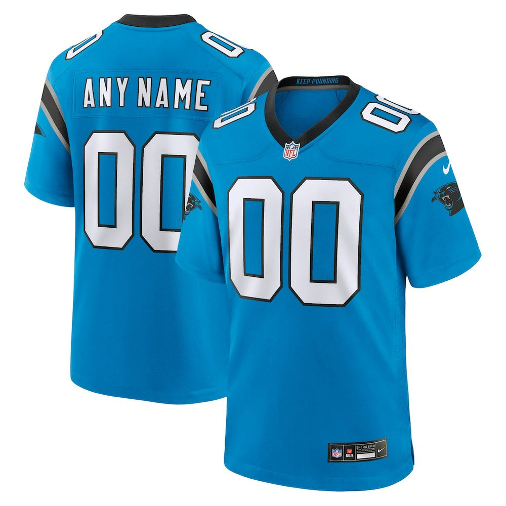 NFL Carolina Panthers Alternate Custom Game Jersey