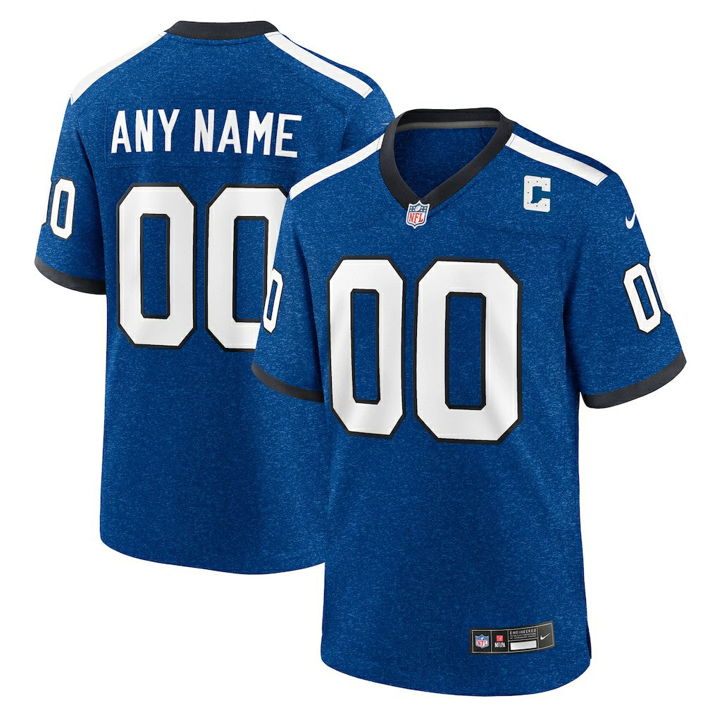 NFL Indianapolis Colts Indiana Nights  Alternate Custom Game Jersey