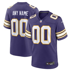 NFL Minnesota Vikings Classic Custom Game Jersey