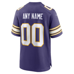 NFL Minnesota Vikings Classic Custom Game Jersey