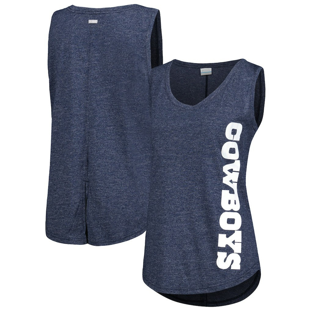 NFL Dallas Cowboys Women's Cades Cape Omni-Wick Tri-Blend Tank Top