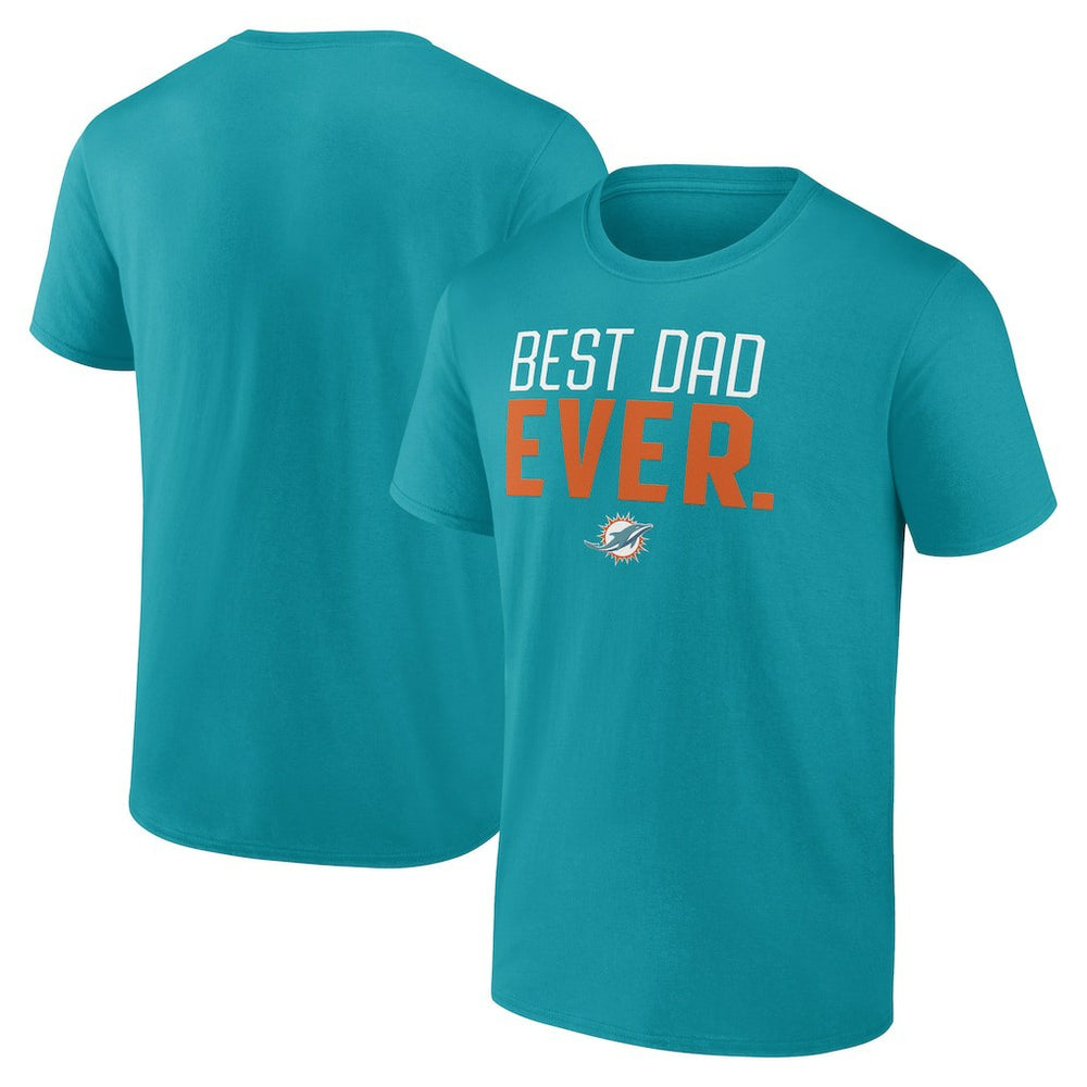 NFL Miami Dolphins Best Dad Ever Team T-Shirt
