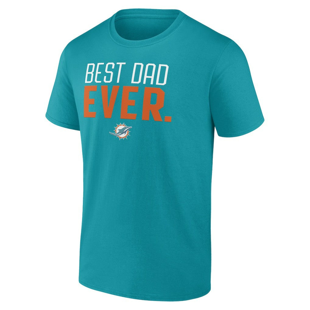 NFL Miami Dolphins Best Dad Ever Team T-Shirt