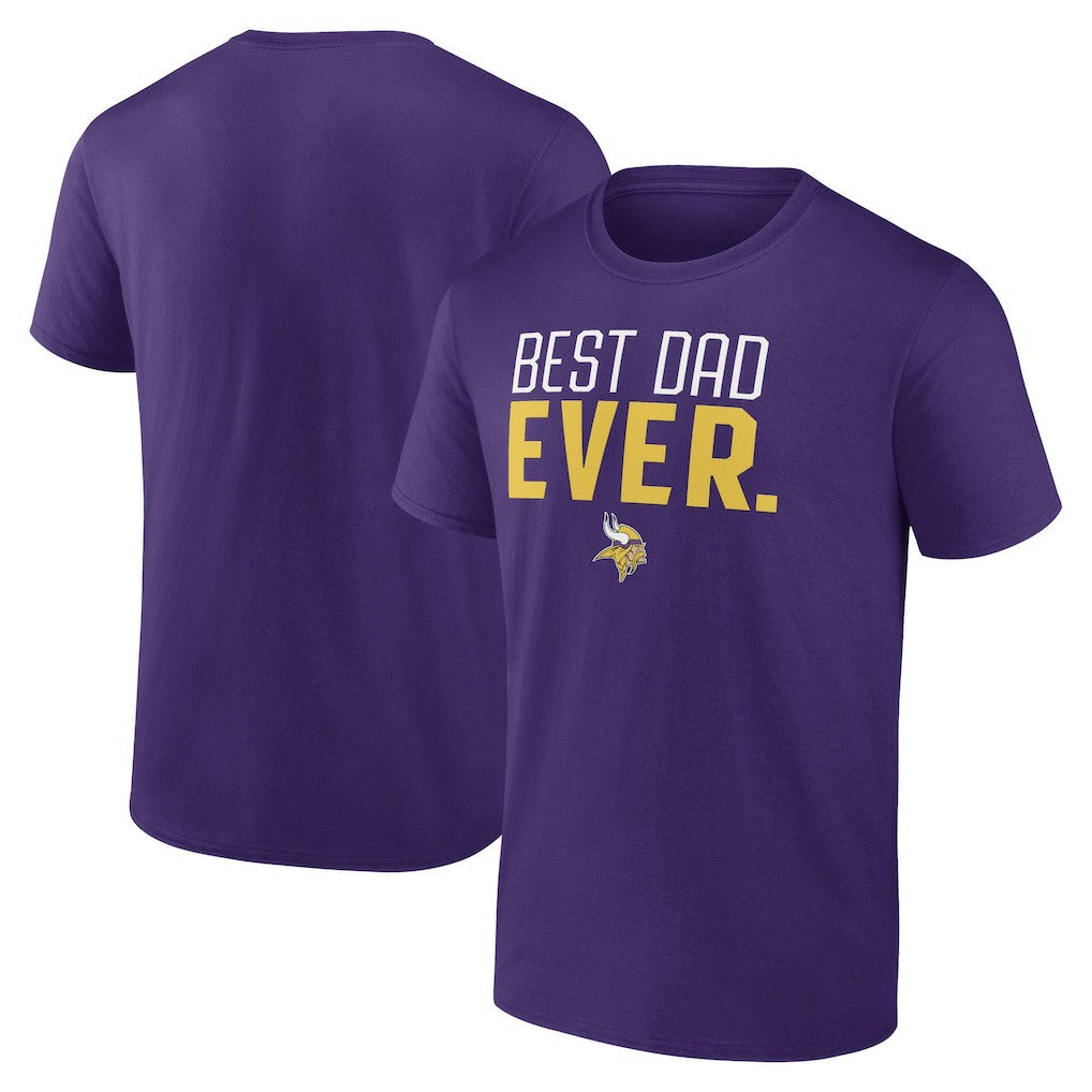 NFL Minnesota Vikings Best Dad Ever Team T-Shirt