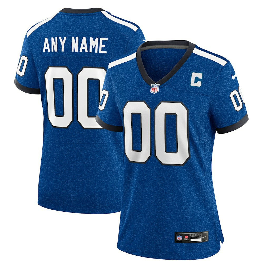 NFL Indianapolis Colts Women's Indiana Nights Alternate Custom Game Jersey