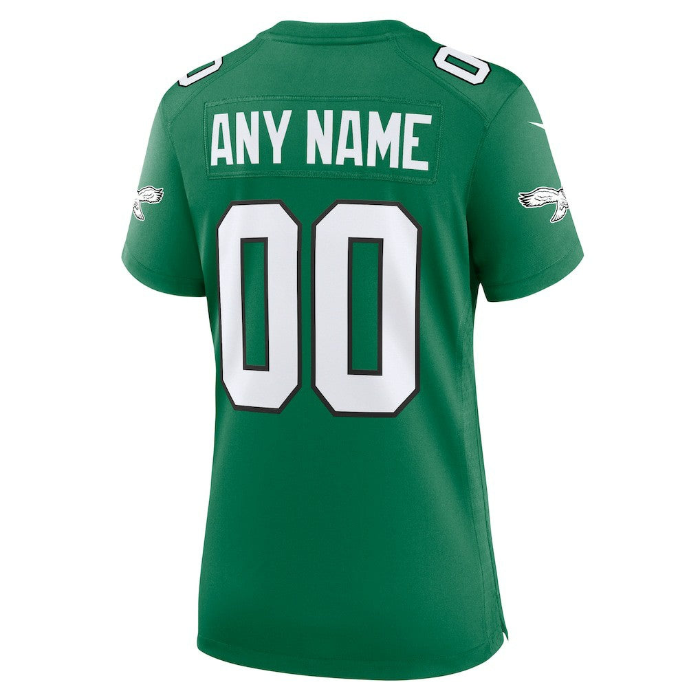 NFL Philadelphia Eagles Women's Alternate Custom Game Jersey