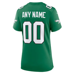 NFL Philadelphia Eagles Women's Alternate Custom Game Jersey