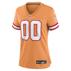 NFL Tampa Bay Buccaneers Women's Custom Throwback Game Jersey