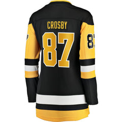 Sidney Crosby Pittsburgh Penguins Fanatics Women's Captain Patch Home Breakaway Jersey
