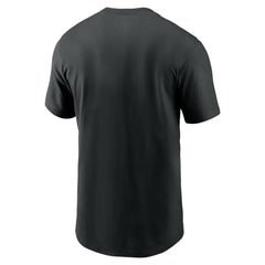 Miami Marlins Camo Logo T-Shirt - Black | Nike