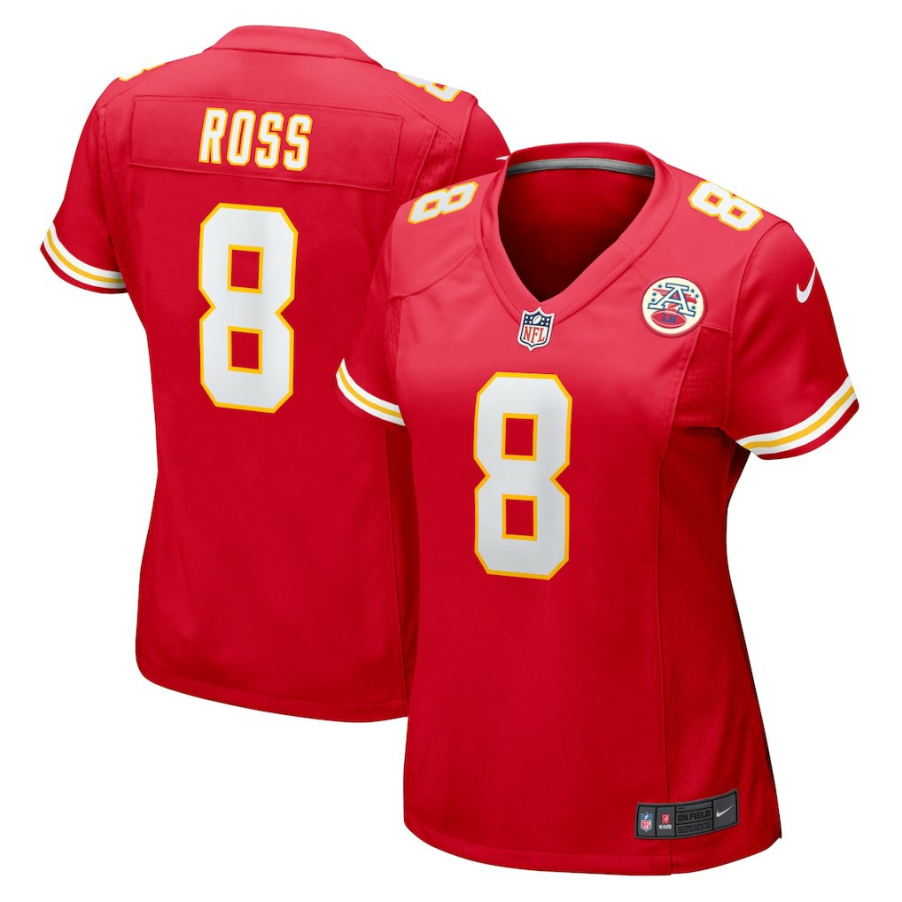 NFL Kansas City Chiefs Justyn Ross  Women's Home Game Player Jersey