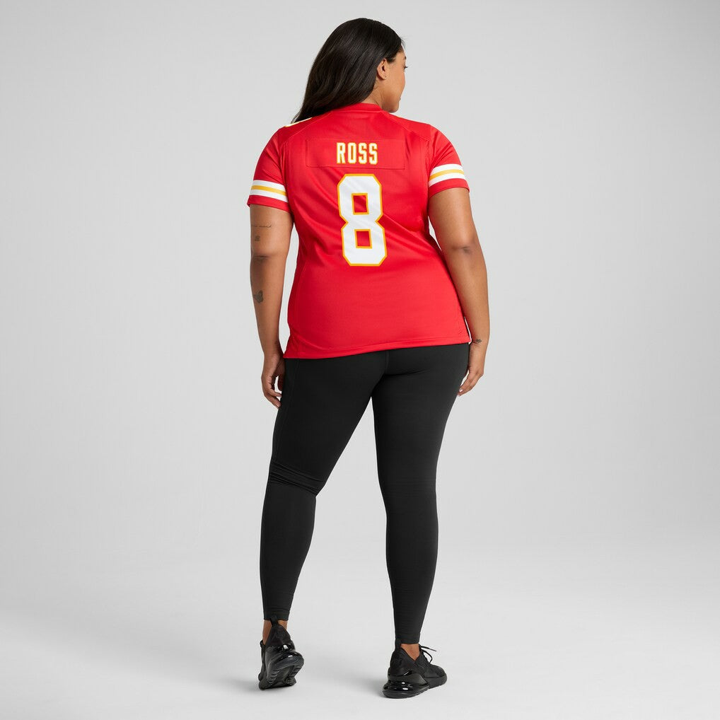 NFL Kansas City Chiefs Justyn Ross  Women's Home Game Player Jersey