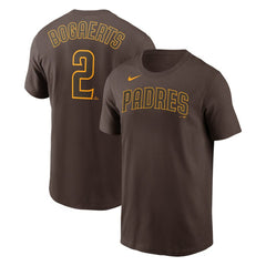 Xander Bogaerts San Diego Padres Name & Number T-Shirt - Brown | Nike
