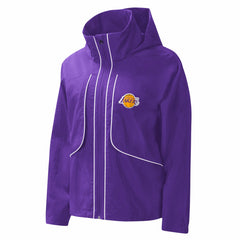 Los Angeles Lakers G-III 4Her by Carl Banks Women's Last Shot Full-Zip Hoodie - Purple cheap
