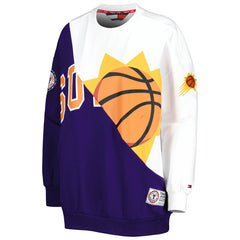Phoenix Suns Tommy Jeans Women's Ariel Pullover Sweatshirt - Purple/White shop