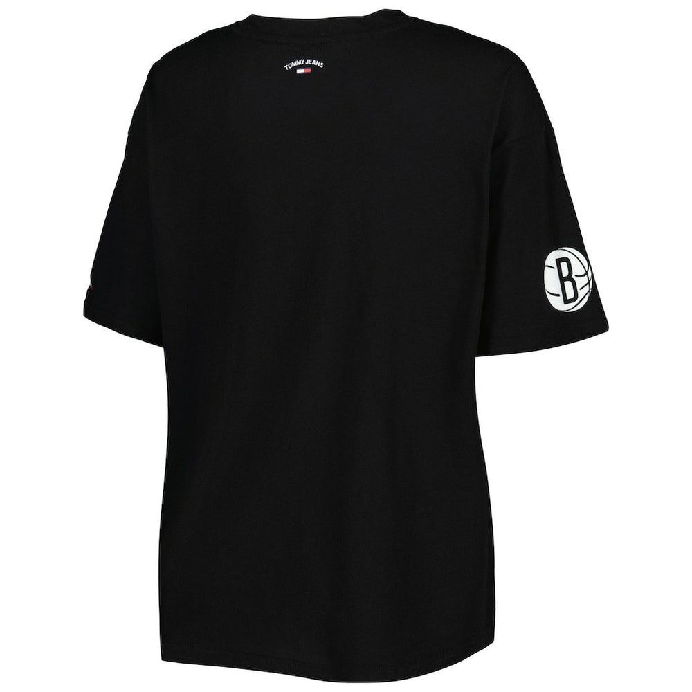 Brooklyn Nets Tommy Jeans Women's Bianca T-Shirt - Black for sale