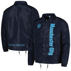 Manchester City Coaches Full-Snap Jacket / Soccer Hot sale