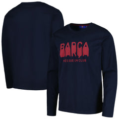 Barcelona Heavy Long Sleeve T-Shirt / Soccer New