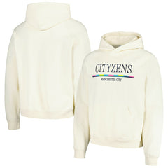 Manchester City Team Stripe Oversized Pullover Hoodie / Soccer New