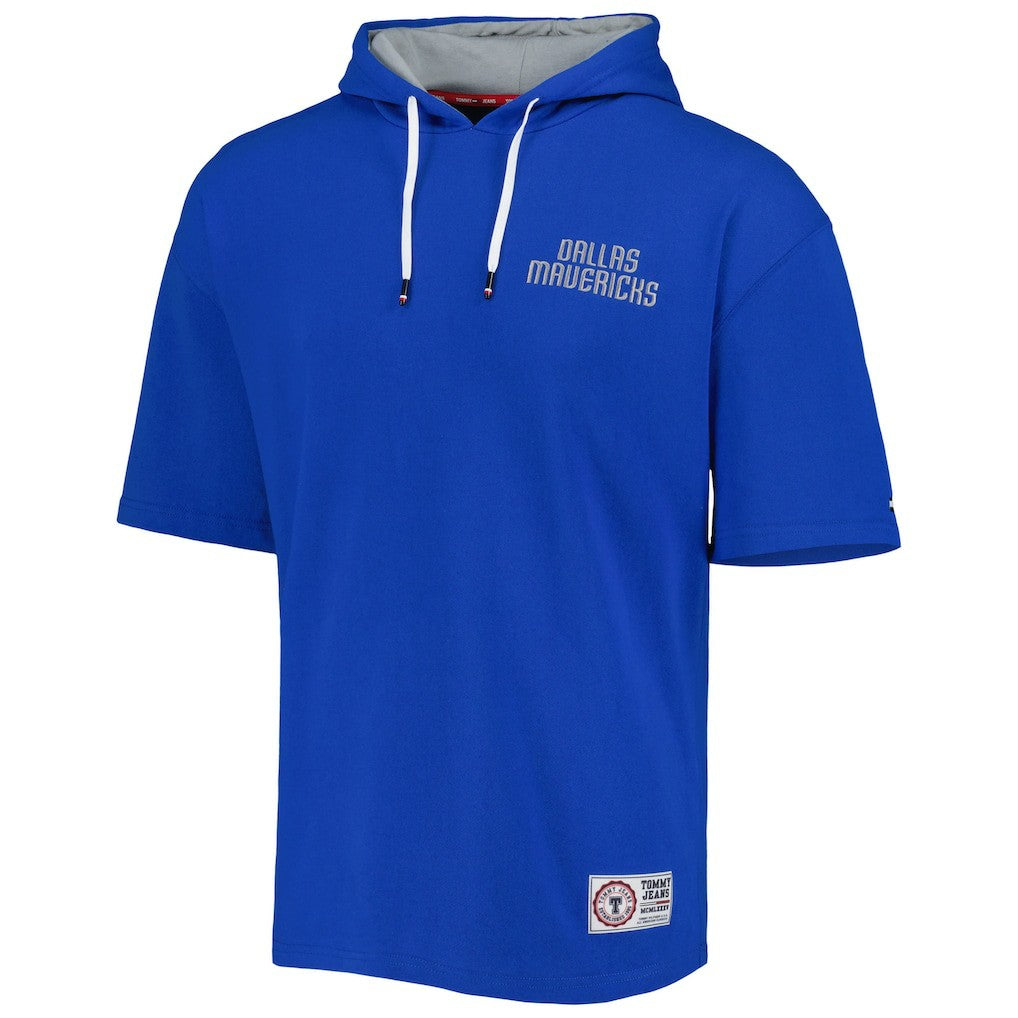 Dallas Mavericks Tommy Jeans Matthew 2-In-1 T-Shirt & Hoodie Combo Set sale - Blue/White discount